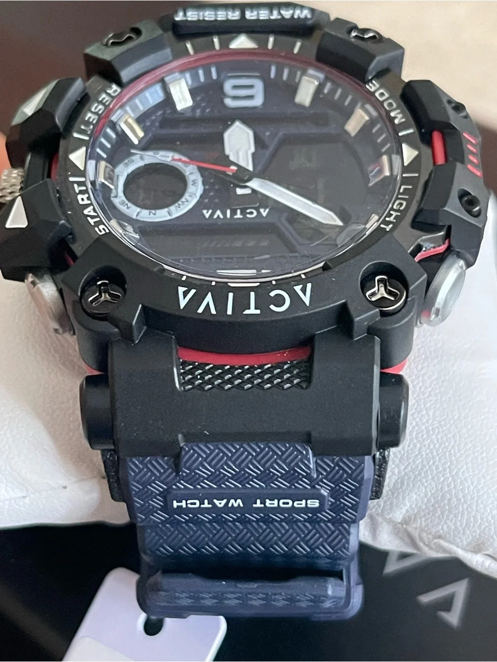 Activa X Invicta Analog- Digital Men's Watch - 49mm. Blue & Black , New